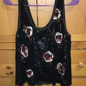 Pink Sparkle Shine Party Top